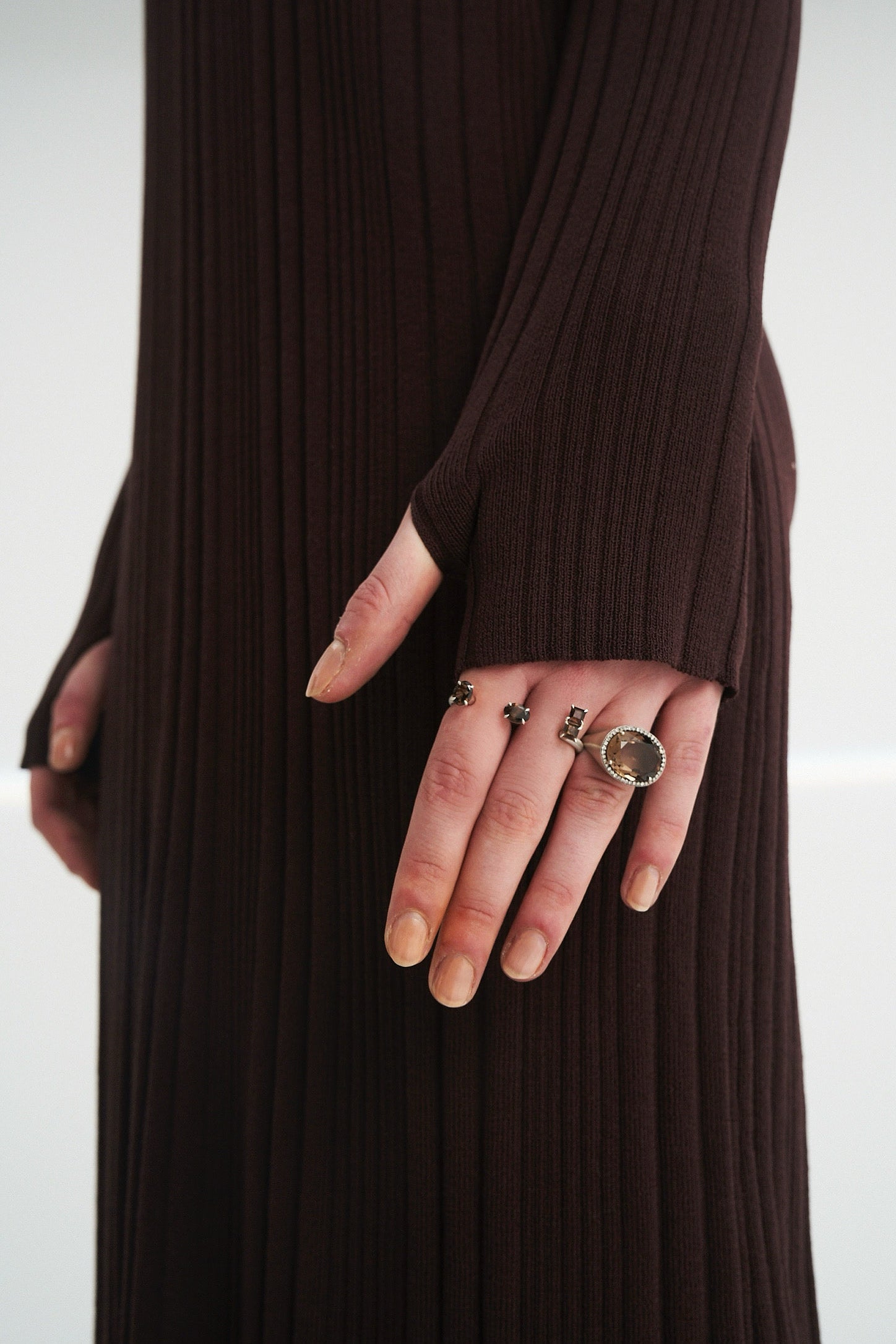 Adlin hue Smoky Quartz アドリンヒュー Venica × Adlin Hue | 915 Smoky Quartz | Canan Ring