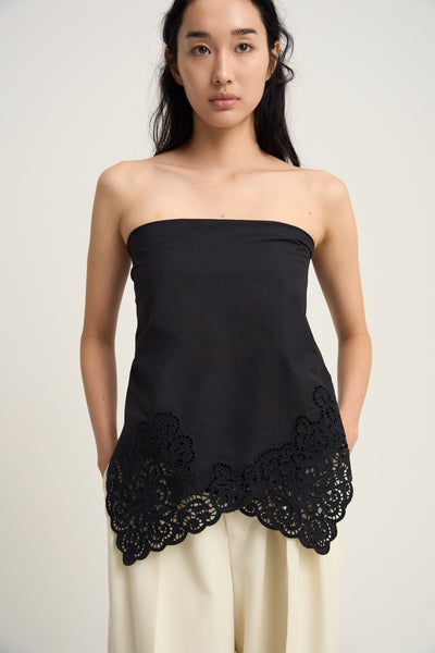 トップス Scallop embroidery scarf venica Cutwork embroidery scarf – Venica