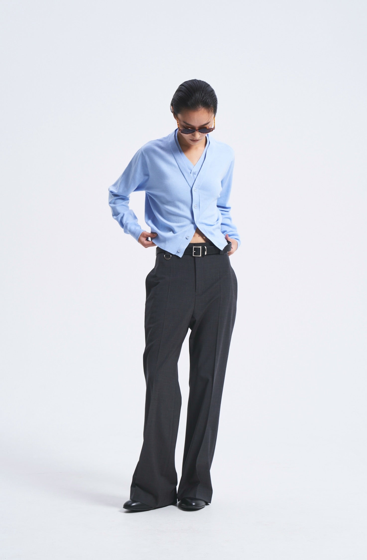 Newcolor＞Double collar knit cardigan – Venica