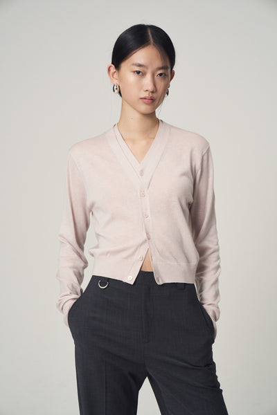 新品未使用 Venica Double collar knit cardigan 再入荷＞ Double collar knit cardigan – Venica